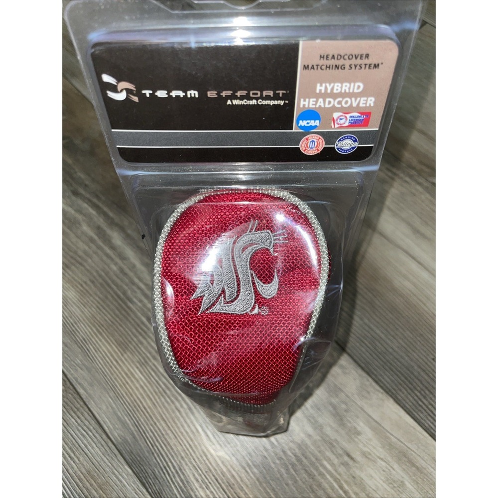 NCAA Washington State Cougars Golf Team Effort Hybrid Headcover, New - Picture 3 of 7